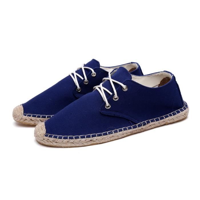 espadrilles homme plates