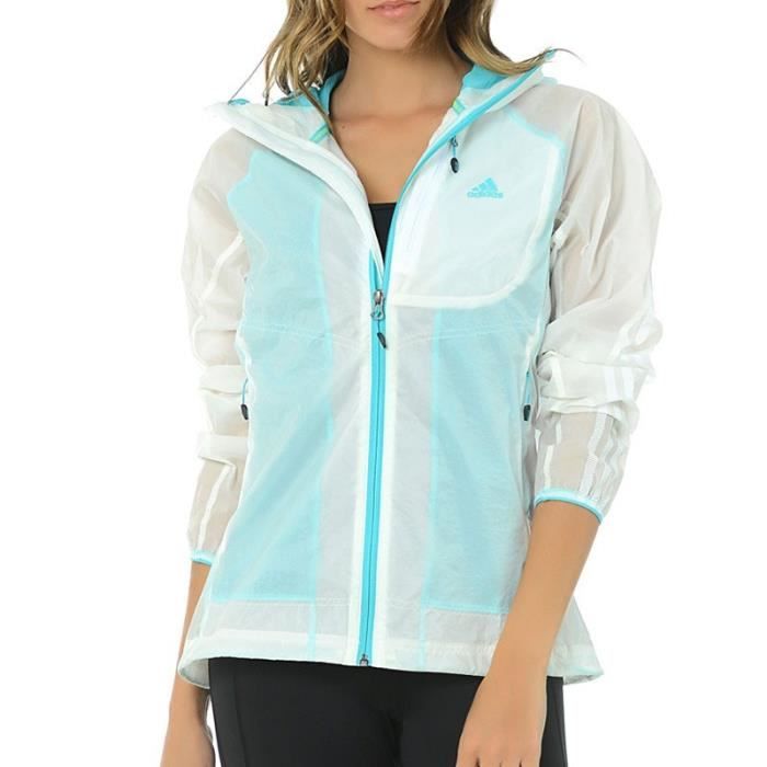 veste adidas femme bleu turquoise