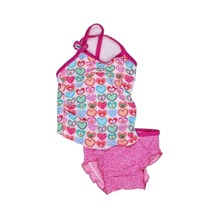 Maillot De Bain Bebe Fille Tribord 18 Mois Rose Ete Rose Rose Cdiscount Pret A Porter