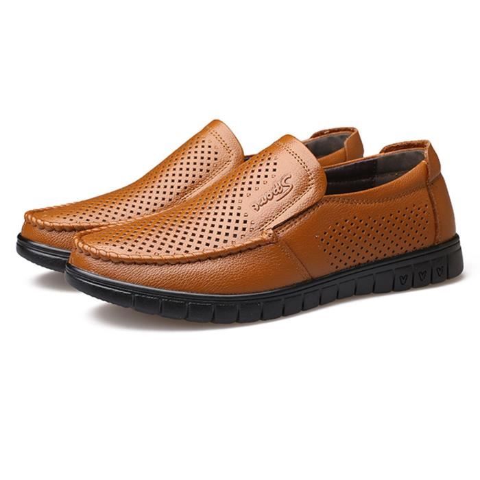 chaussures homme cuir souple solde