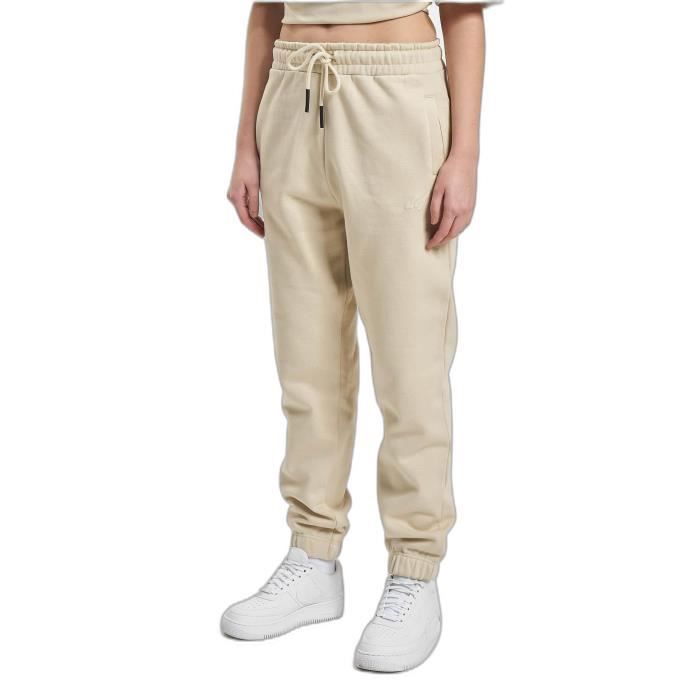 Pantalon de survêtement beige pour femme DEF Coupe confortable et  matières douces