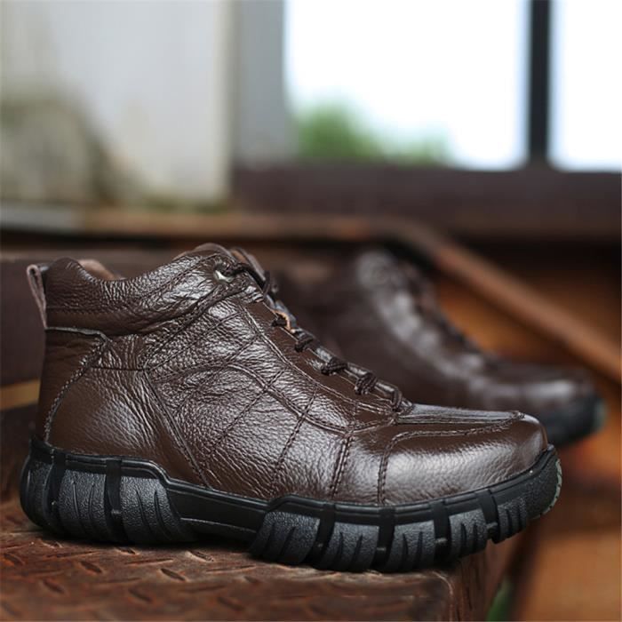marques bottines cuir homme