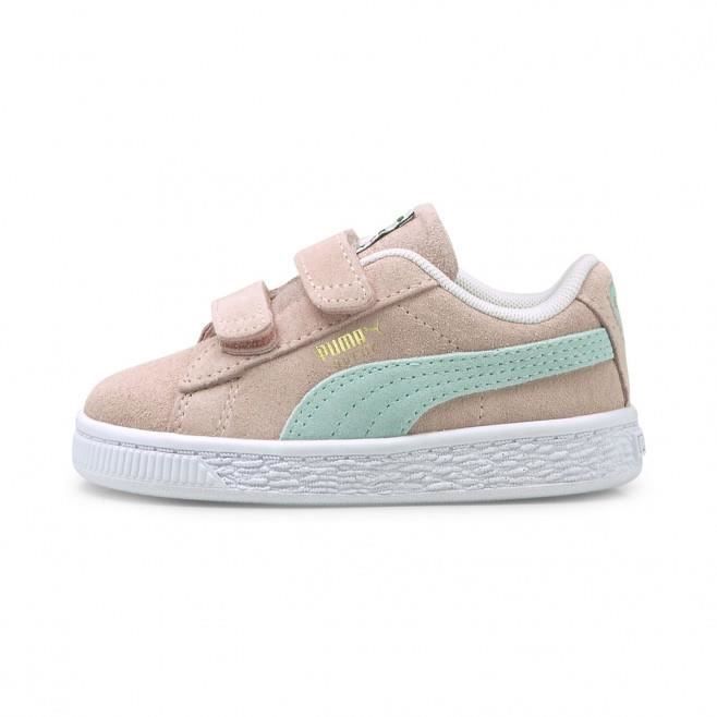 Puma suede top rose et grise