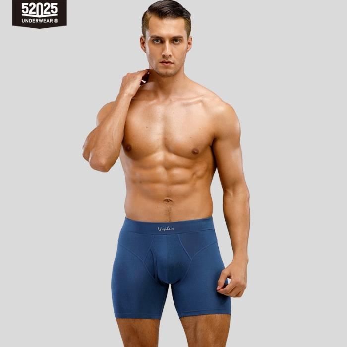 1 Paire De Boxer Long Pour Homme, Rembourré De Coussin, Soulevé Et Avec Un  Effet Push-up , En Maille, Mode en ligne