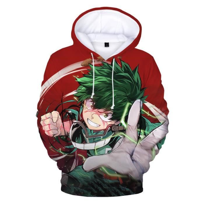 Sweat capuche my hero academia 2025