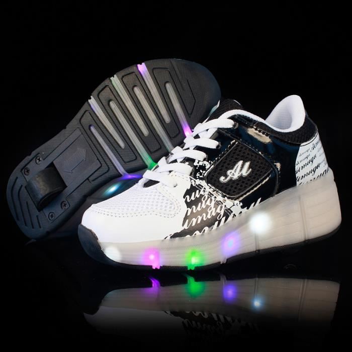 Chaussures à Roulettes Amovibles Pour Enfants - 2 Ou 4 Roues, Sécuritaires - Filles Et Garçons