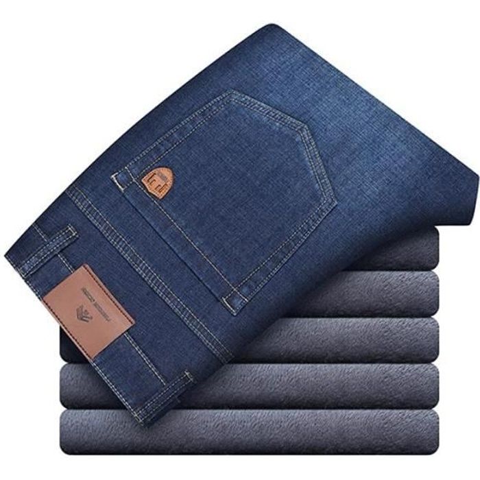 Jeans doublé homme deals