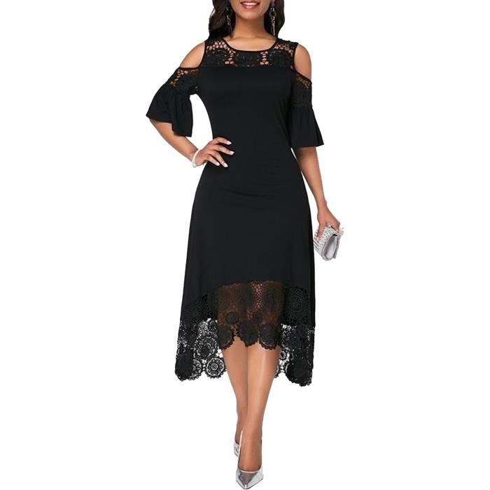 Robe dentelle midi outlet