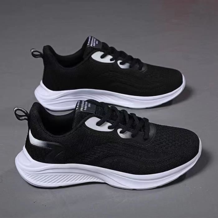 FUNMOON Baskets et chaussures de sport femme - FUNMOON - Élégant et facile à assortir - Noir