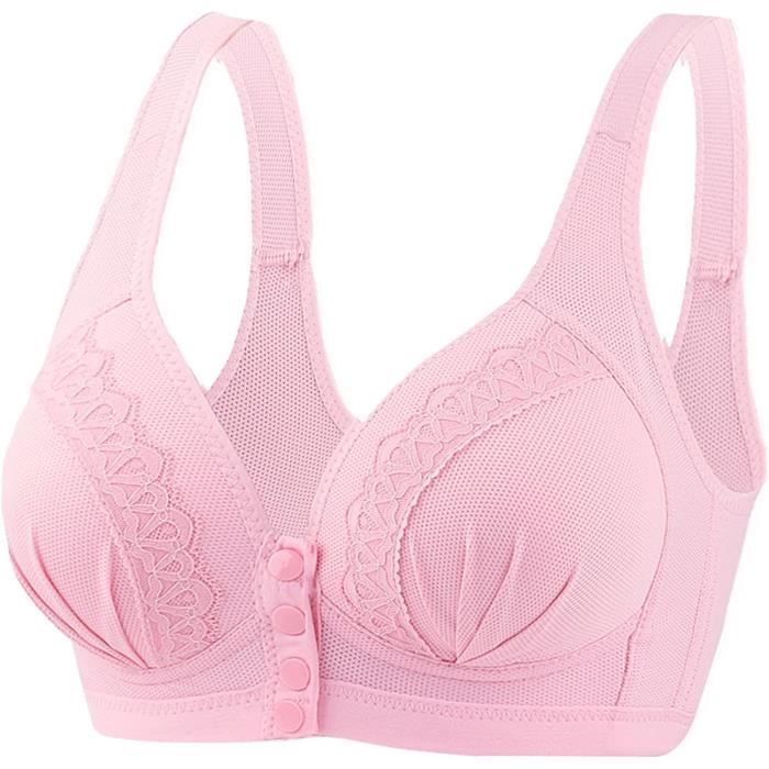 Soutien-Gorge Push-up Sans Armature Femme – Col V Profond, Brassière Confortable Sans Couture, Ultra-Doux Et Respirant