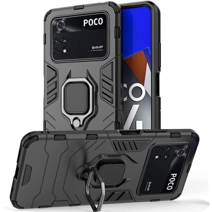 Étui Xiaomi Poco M5s Housse motif papillon PU Cuir Portefeuille Étui à
