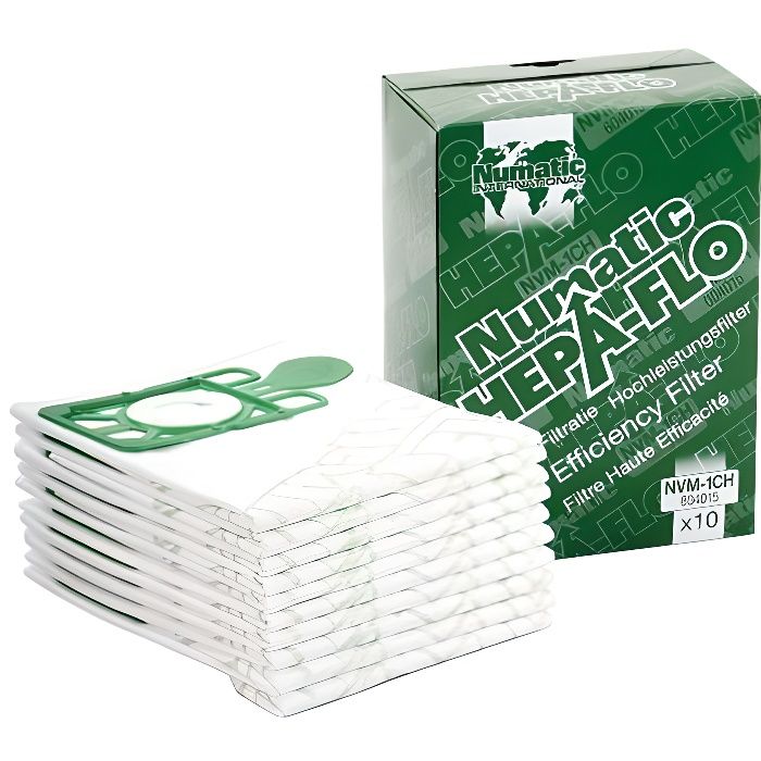 20 x sacs pour aspirateur Numatic Henry Hetty James Filtre Flo Aspirateur Nettoyant Sacs Rouge Fin