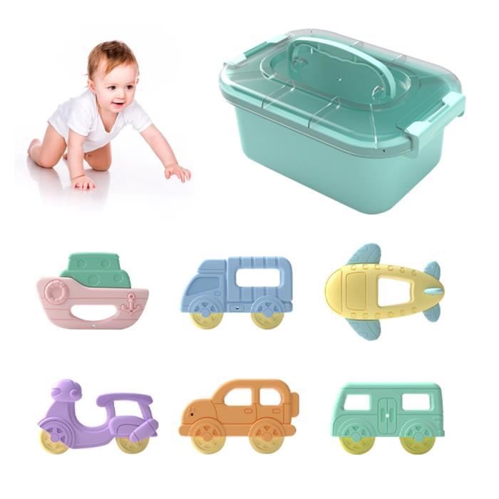 Runfon Hochet Bébé en Peluche Jouet Hochet Animaux Jouet dEveil Educatif pour bébé 