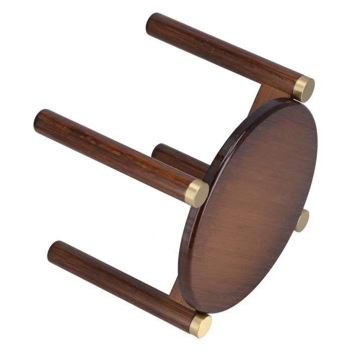 Tabouret Escabeau 2 Marches Pour Enfants - En Bois Avec Poignées Et Patins Antidérapants - Charge Max 90 Kg - Pour Salle De Bain, Cuisine, Chambre - 10