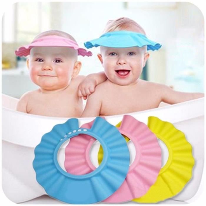 Lot de 2 pcs Rince-tête pour Bébé Douche Accessoires de bain bébé  Shampoings produits Jouet de bain Tasse à dents bébé, Rose et vert -  Cdiscount Puériculture & Eveil bébé