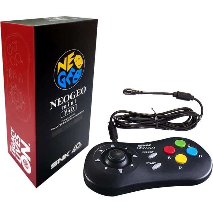 Neogeo Mini Manette, Snk Cable Gamepad Compatible Avec Neo Geo Mini Et Neo-Geo Arcade Stick Pro Deux Joueurs Jouent Simultané[J1135]