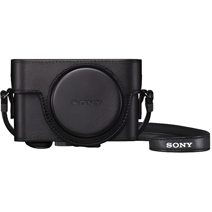Sony LCJ-RXK Étui en cuir pour appareil photo RX100 série RX100 avec protection anti-poussière et anti-rayures pour RX100, RX100M2,