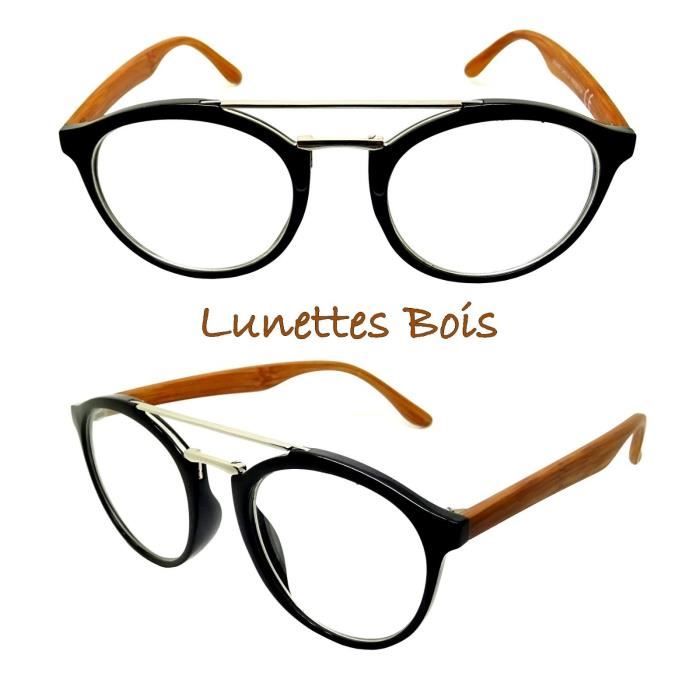 Lunette best sale bois homme