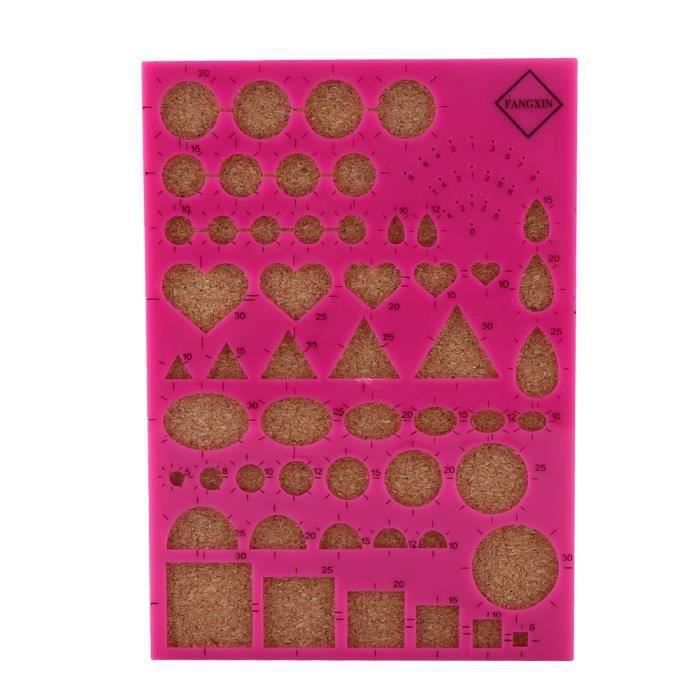 Papier Quilling Relaxant 15pcs-Kit Ensemble D'Outils De Quilling Tableau De Modèle Stylo Pour Artisanat De Papier Quilling HB024 - Beaux-Arts Et Loisirs Créatifs Kit Quilling