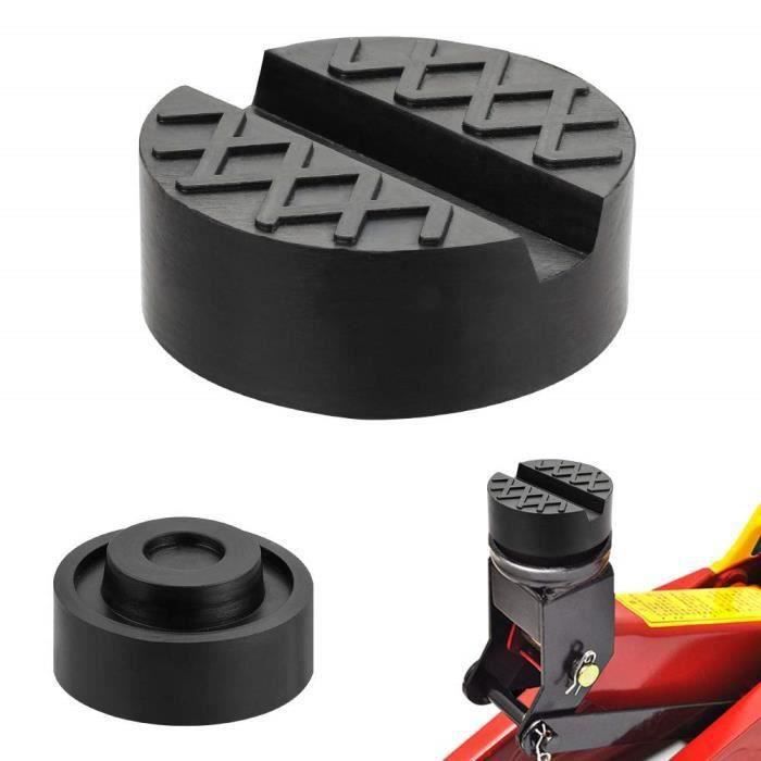 2 Pièces Caoutchouc Cric Voiture Universel - Protection Jack Pad Antidérapant