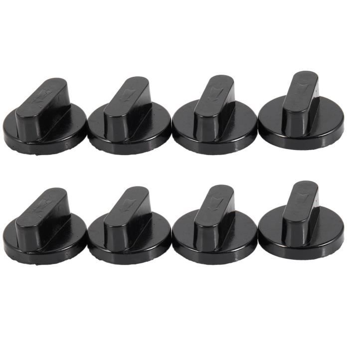 Lot De 8 Boutons De Poêle Et Four En Alliage De Zinc - Universels Diamètre Arbre 6 Mm