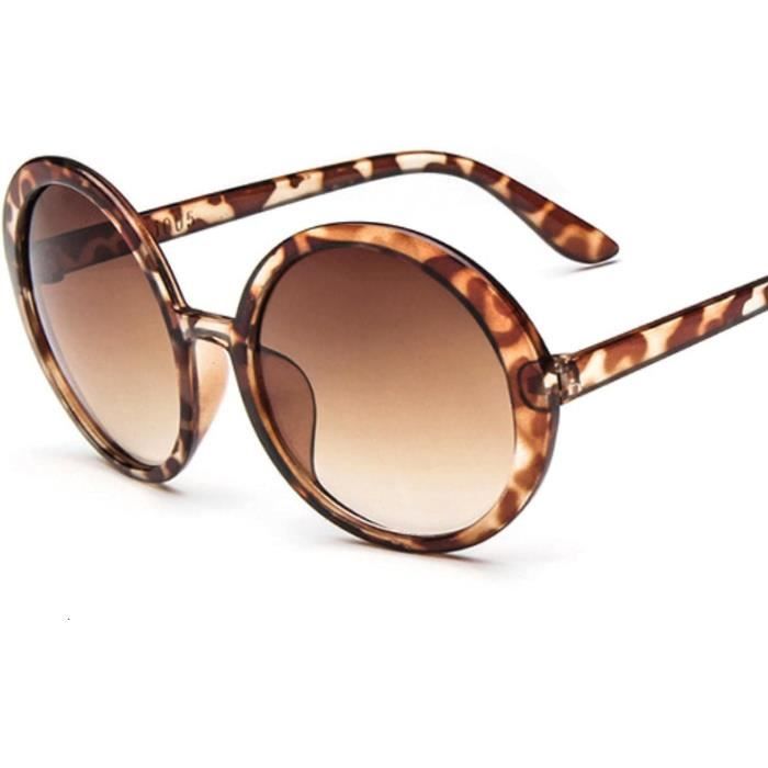 Ileibmaoz Lunette De Soleil Homme Femme Lunettes De Soleil Rondes