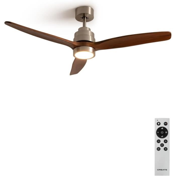 CREATE - WINDSTYLANCE DC - Función Verano/Invierno - Ventilador De Techo 40W Silencioso 132 Cm Sin Luz Con Wifi 84169129