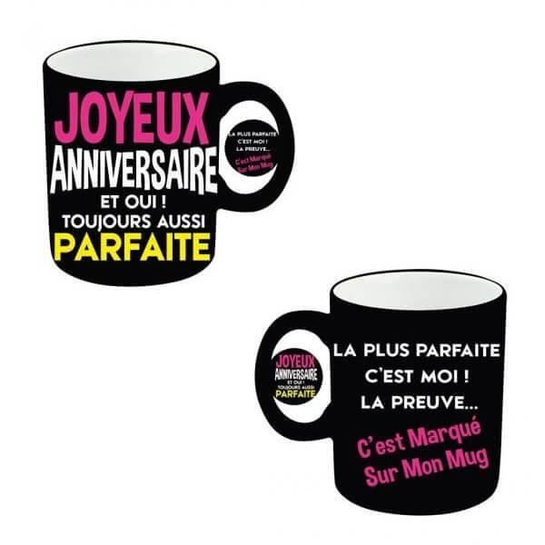 Mug Joyeux Anniversaire Femme X1 Ref Mugaf00 Achat Vente Bol Prolongation Soldes Cdiscount