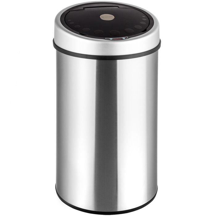 Tectake Poubelle Automatique De Maison Design En Acier 50l Achat Vente Poubelle Corbeille Poubelle 400362 Cdiscount