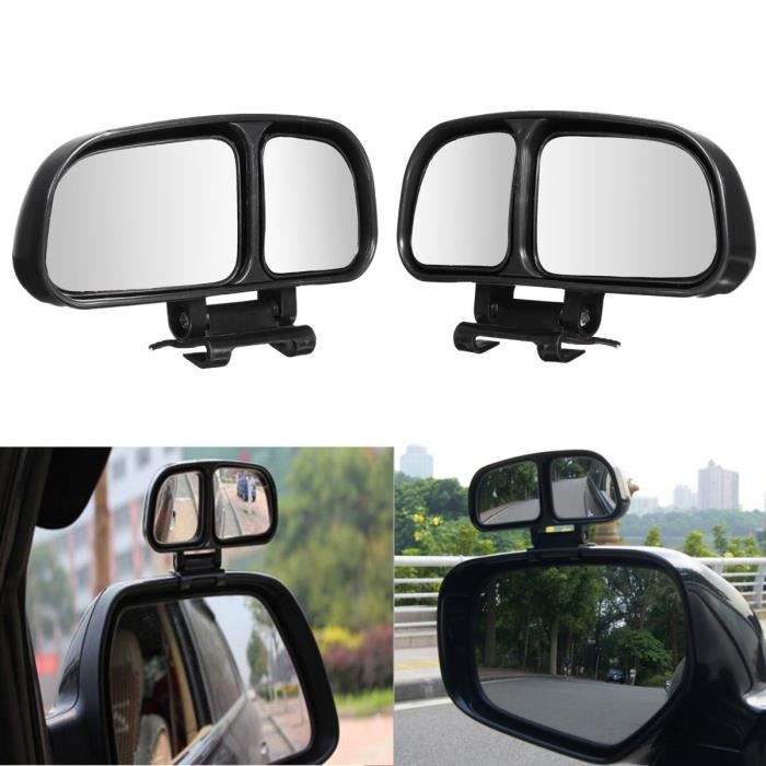 2pc Mirrors Rétroviseurs Angle Mort Réglable Gauche Droite Auto Véhicule Voiture