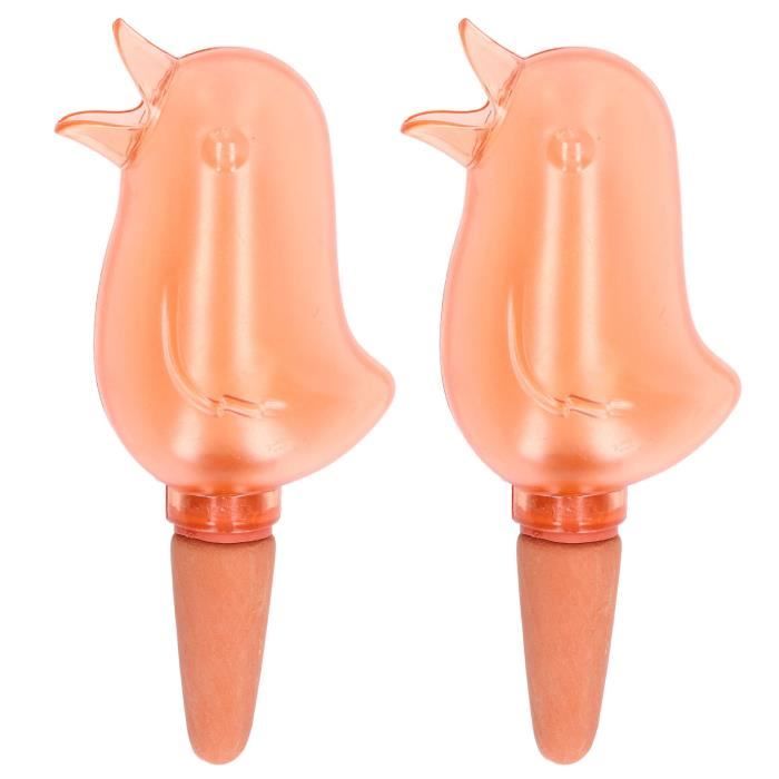 Piquets D'arrosage Automatique En Céramique Forme Oiseau - 4 Pièces, 110 Ml Chacun, Arrosage Goutte à Goutte Pour Plantes - 10