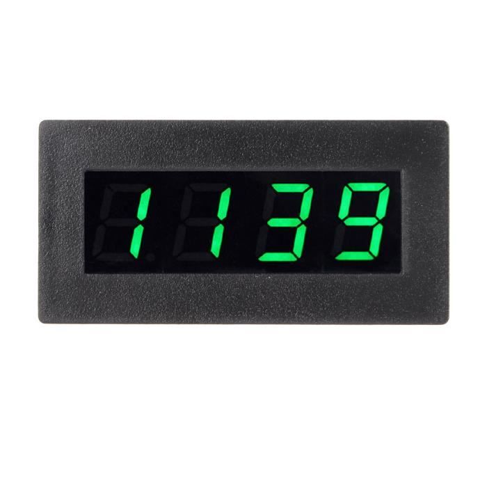 Tachymètre Digital LED 4 Bits - Capteur à Effet Hall - Mesure 10-9999 Tr/min - Pour Moteurs, Ventilateurs