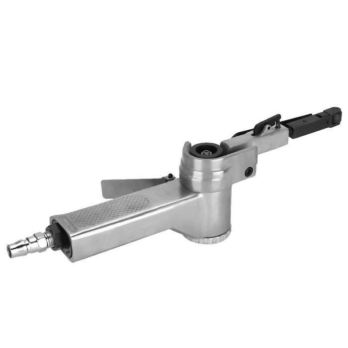Ponceuse Pneumatique à Bande 20x520mm 360° Rotative - Meulage Métal Et Polissage 16000 Tr/min