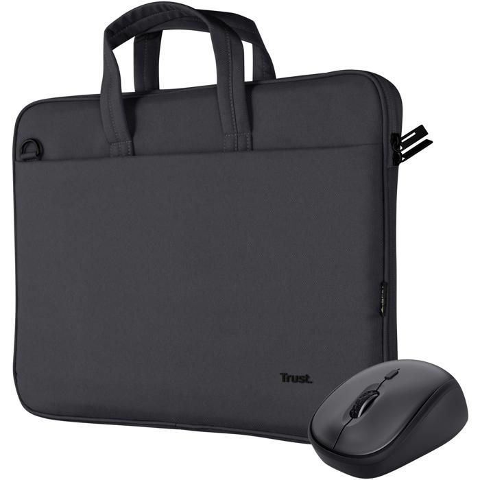 Sacoche Clamshell PEDEA Fair Pour Ordinateur Portable | Fermeture Velcro - Format Pratique