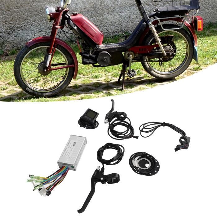 VGEBY Kit de conversion vélo électrique 22A 36V 48V Contrôleur EN05 Panel avec Assistance au Pouvoir pour Moteur 500W