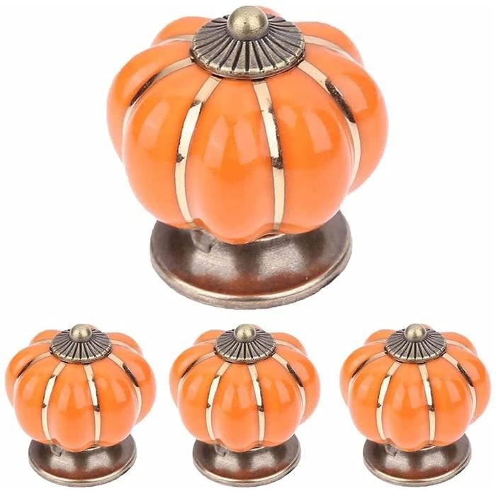 Brûle-parfum Citrouille en céramique - huiles, cire & parfum- H 11cm