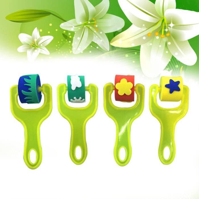 Angoily 50 Pièces Set De Petits Pinceaux Applicateurs Éponge