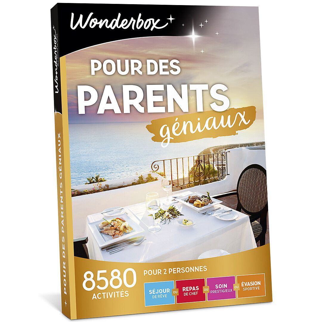 Coffret Cadeaux - Wonderbox - Pour des parents géniaux - 2 personnes - Multi-activités - Mixte