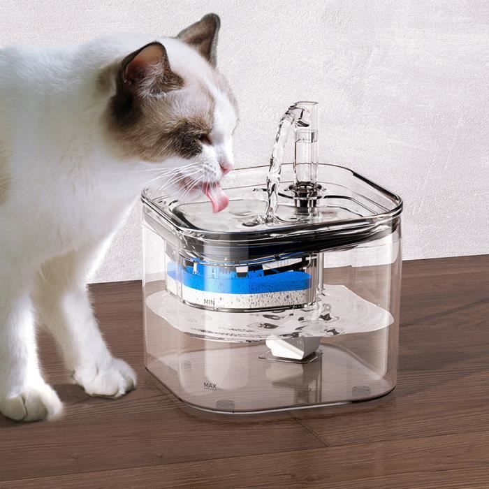 Xichao Distributeur D Eau Automatique Pour Chien Et Chat Trois Couleurs 3 8l Gris Cdiscount