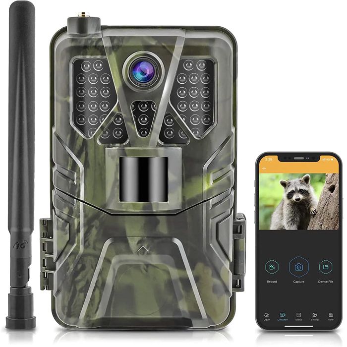 Coolifepro Caéra de Chasse 4K 48P, Caéra Chasse Nocturne avec 940 n