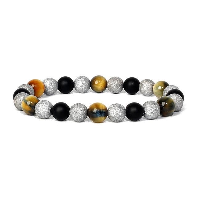 Bracelet triple protection | Bracelet oeil de tigre, tourmaline noire et pierres précieuses hématite | Cristal de protection | Protection spirituelle | Force - France Bracelet triple protection | Bracelet oeil de tigre, tourmaline noire et pierres précieuses hématite | Cristal de protection | Protection spirituelle | Force - France