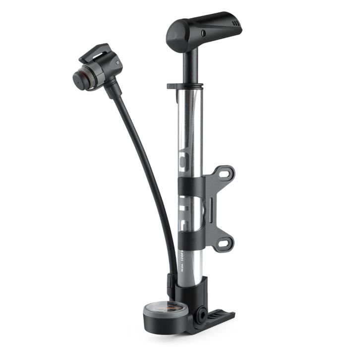 Mini Pompe Vélo ZEFAL Road Micro – Argent, 165 Mm, 7 Bar, Valve Presta/Schrader, 95 G, Pour Route Et Triathlon
