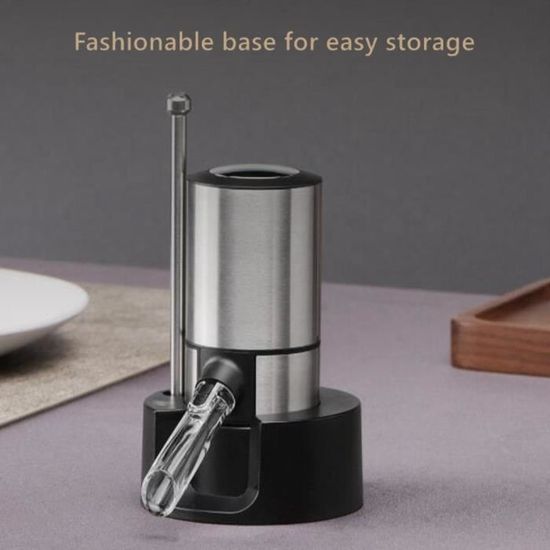 Aérateur De Vin Électrique JOQINEER - Décanteur Automatique Rechargeable Type C | Pour Vin Rouge Et Blanc