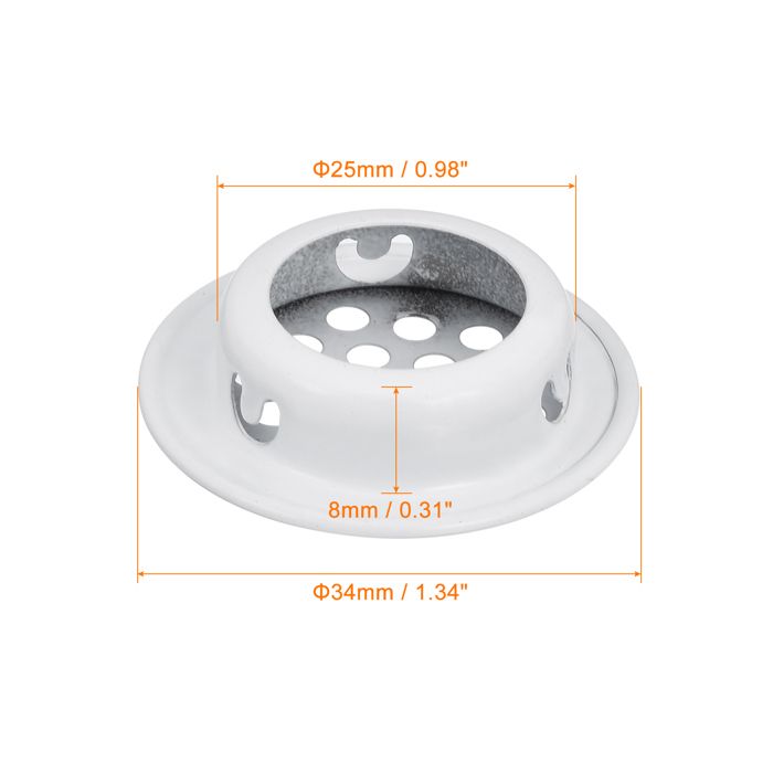 30 Grilles Ventilation Rondes 19mm En Inox – Aération Mesh, Solides Et Discrètes