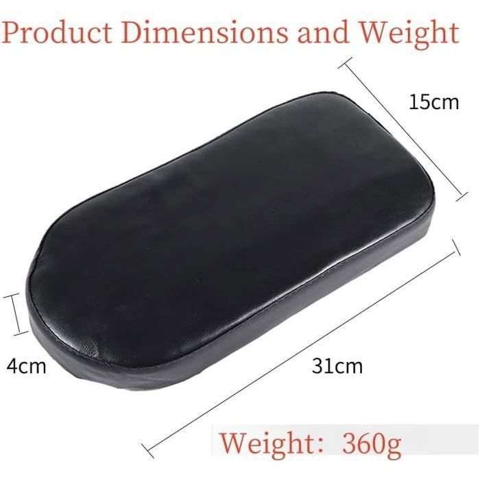 Coussin De Siège Arrière De Vélo Confortable En PU – 31x15x4 Cm, Noir, Pour Porte-Bagages