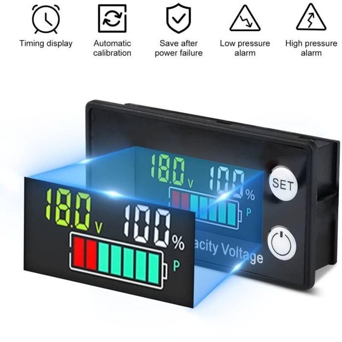 100A LCD Spannung Strom Watt Meter Power Energie Amperemeter Voltmeter 100A LCD Spannung Strom Watt Meter Power Energie Amperemeter Voltmeter