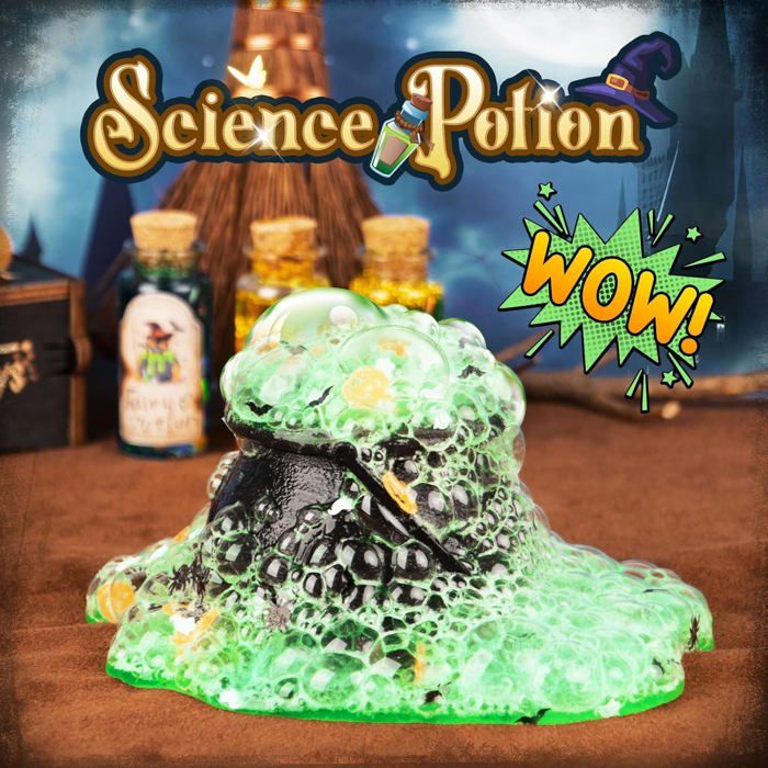 Mostof Kit De Potions De Sorcier Pour Enfants – 20+ Potions Magiques, Avec Chapeau, Bouteilles, Livre – Cadeau Créatif Dès 8 Ans