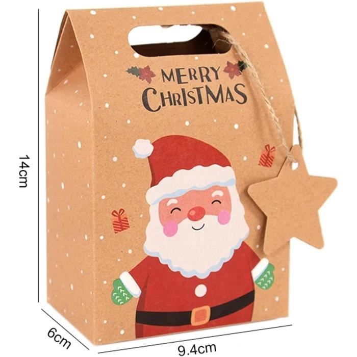 Joyeux Noël boîte-cadeau enveloppe cadeau de Noël lot boîtes de