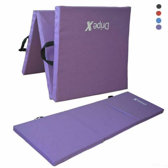 RUII Tapis de Sol pour Gymnastique Epais Matelas Gymnastique Pliable Anti  Derapant, 240 x 120 x 5 cm, Rose et violet - Cdiscount Sport