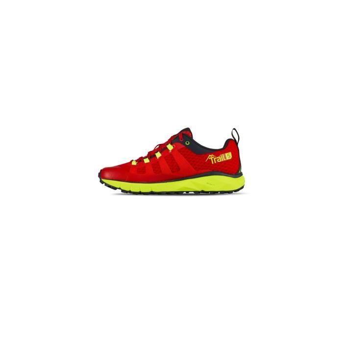 Chaussures Running SALMING Femme TRAIL T5 Rouge Jaune PE 2019